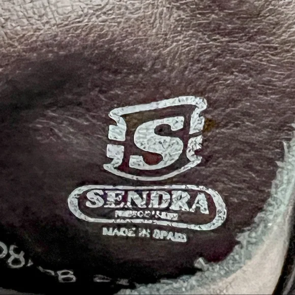 Rare style - Sendra leather boots with straps with buckle & rivets, size 7.5 - Picture 12 of 13